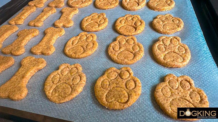 Galletas para perros en el horno 
