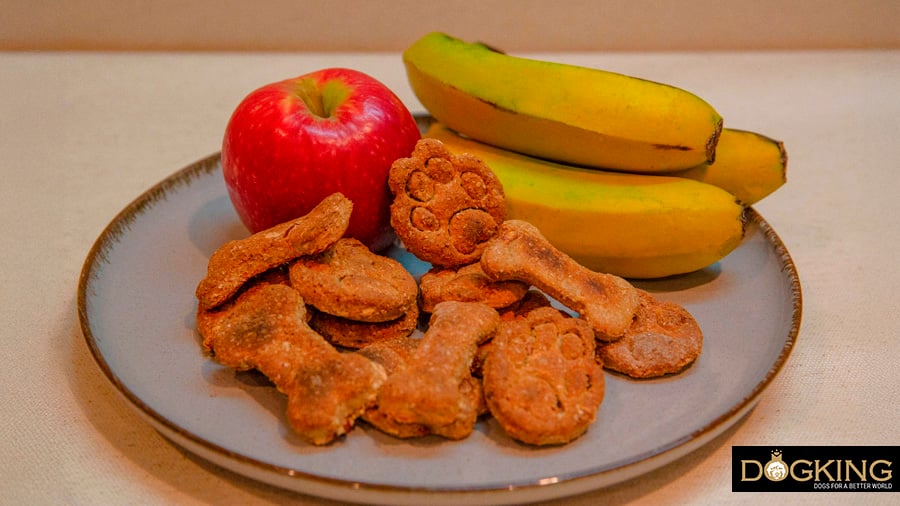Galletas de manzana y plátano