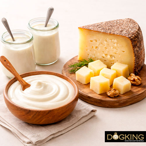 Can dogs consume dairy products?