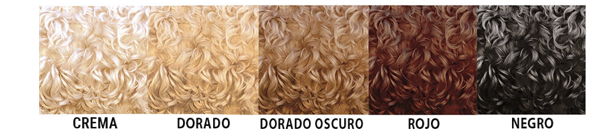 Paleta de colores del pelaje perro Australian Cobberdog
