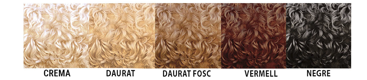 Paleta de colors de l'pelatge gos Australian Cobberdog